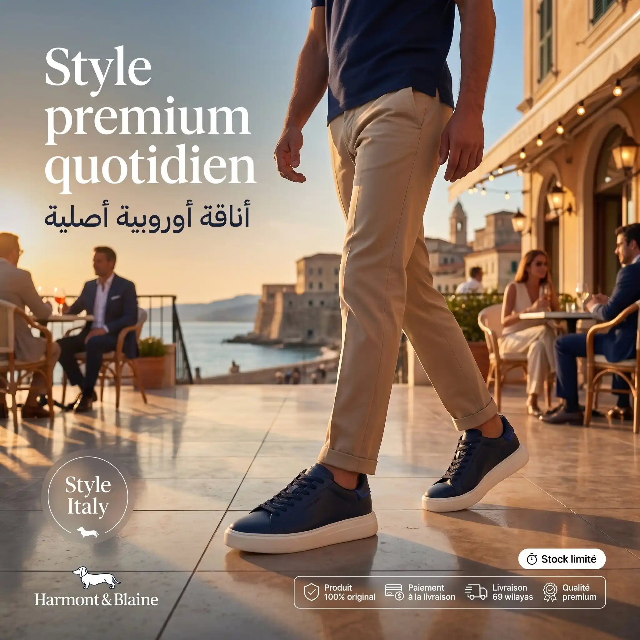 Harmont and Blaine Casual Sneakers Homme - Gentel Grab الجزائر