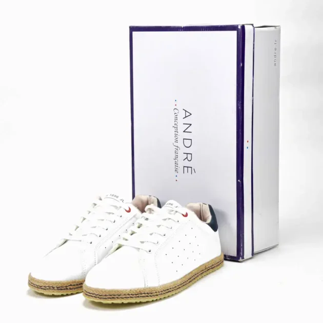 ANDRÉ ESPADRILLE HOMME STANISH BLANC - Gentel Grab الجزائر