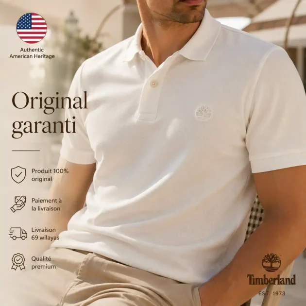Timberland Millers River Slim Fit Piqué Polo Shirt - Gentel Grab الجزائر
