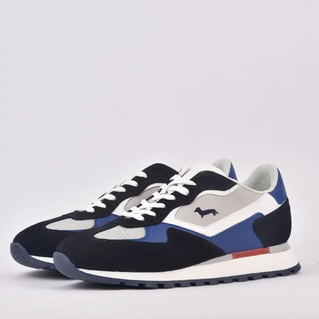 HARMONT AND BLAINE SCARPA UOMO CALF BLU GRIGIO - Gentel Grab الجزائر