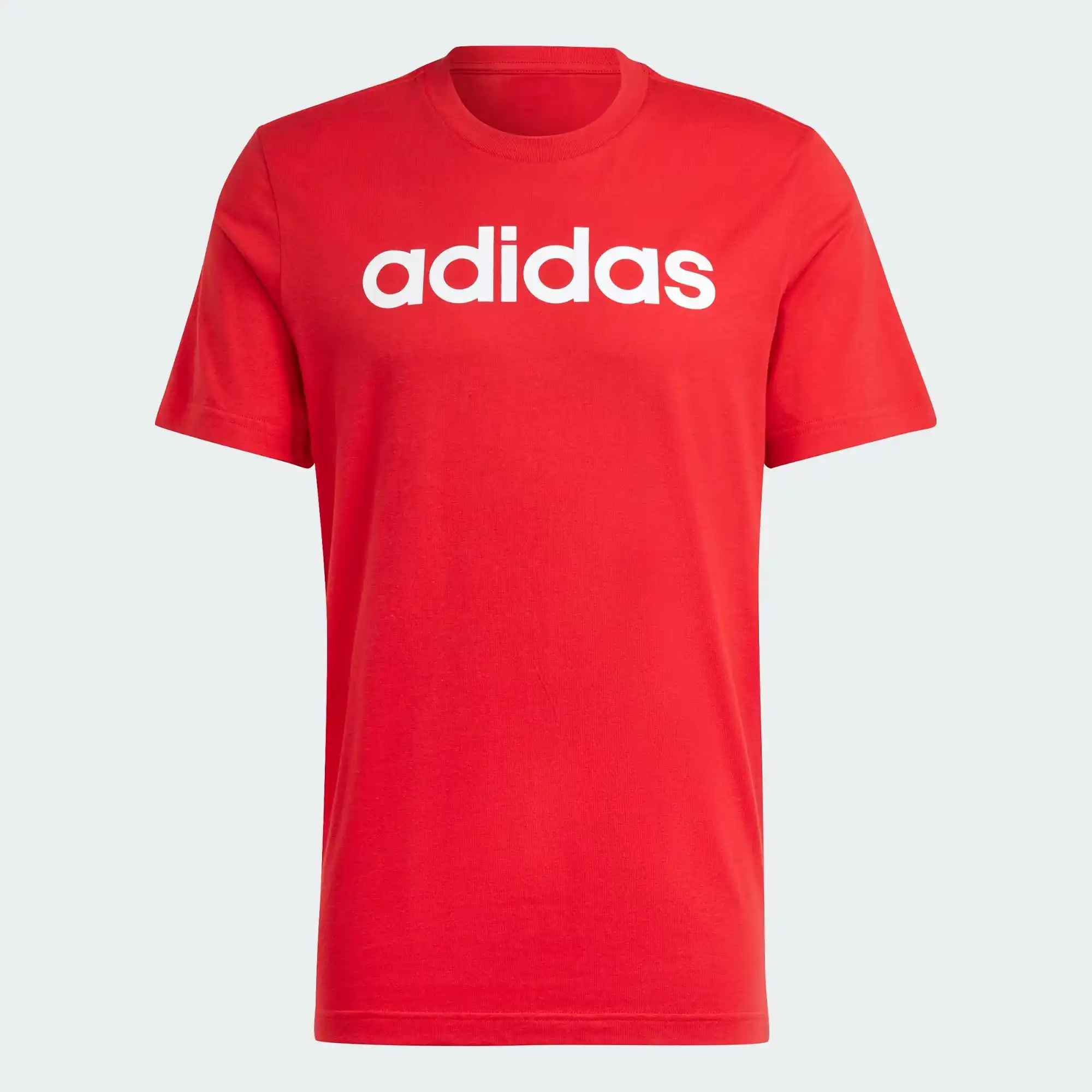 ADIDAS Essentials Single Jersey Linear Embroidered Logo Tee - Gentel Grab الجزائر