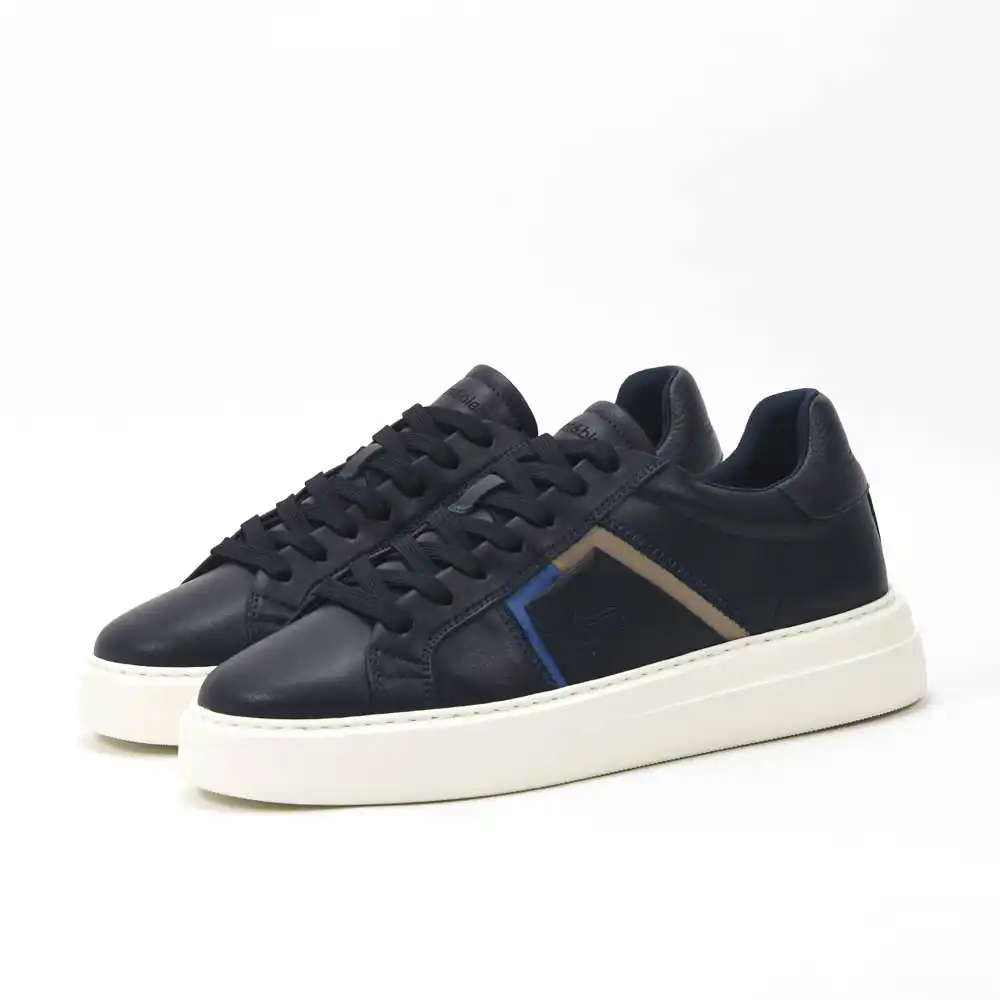 Harmont and Blaine Blue Sneakers Homme - Gentel Grab الجزائر