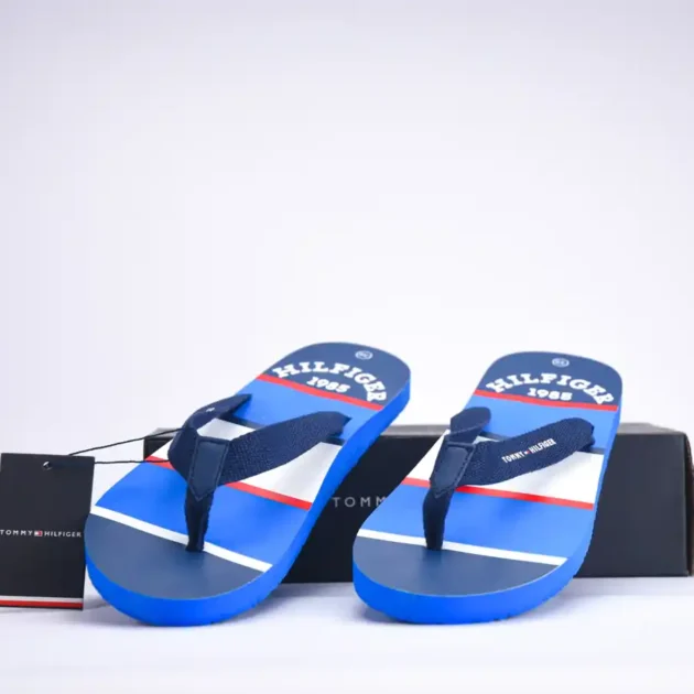STRIPES FLIP FLOP BLUE - Gentel Grab الجزائر