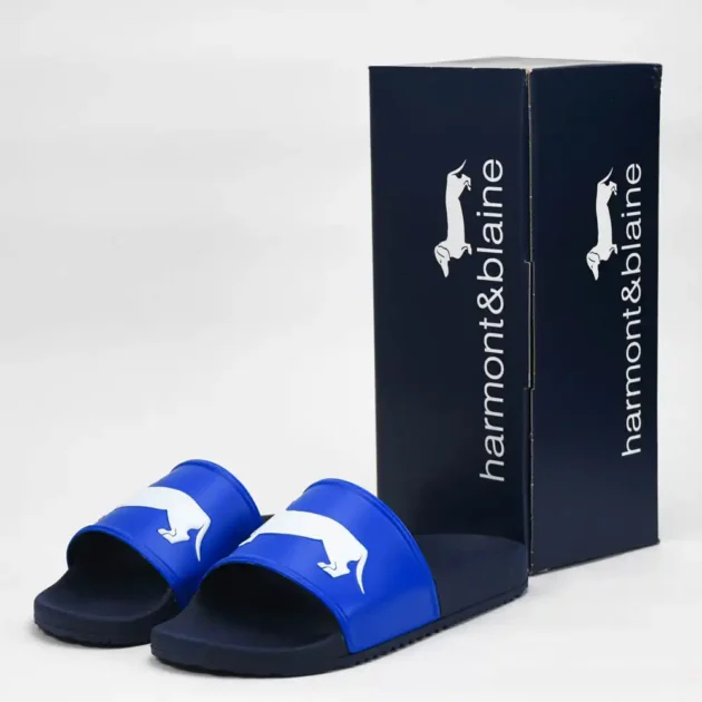 HARMONT AND BLAINE CIABATTA UOMO EVA - LOGO BLU - BIANCO - Gentel Grab الجزائر