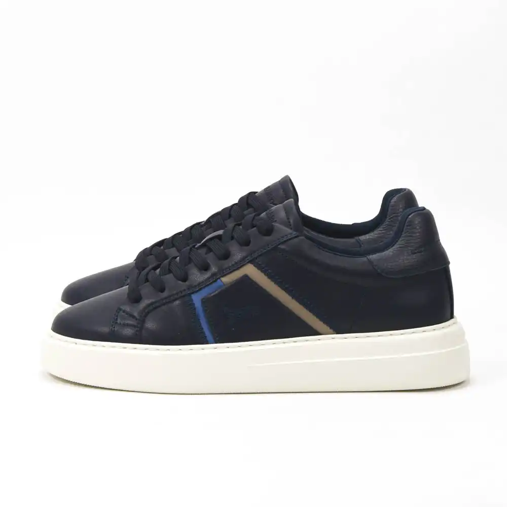 Harmont and Blaine Blue Sneakers Homme - Gentel Grab الجزائر