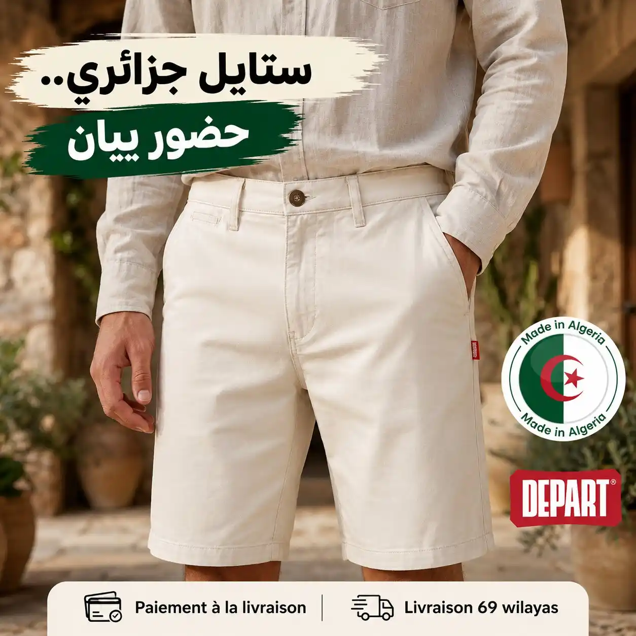 Depart short - Gentel Grab الجزائر