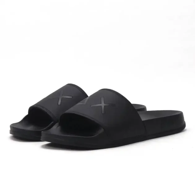 SUN68 Logo Black Slippers - Gentel Grab الجزائر