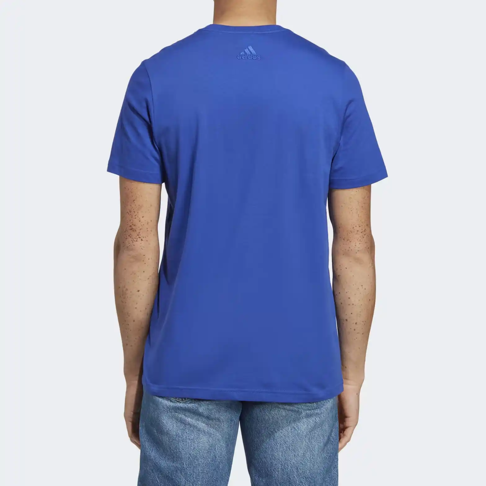 ADIDAS Essentials Single Jersey Linear Embroidered Logo Tee - Gentel Grab الجزائر