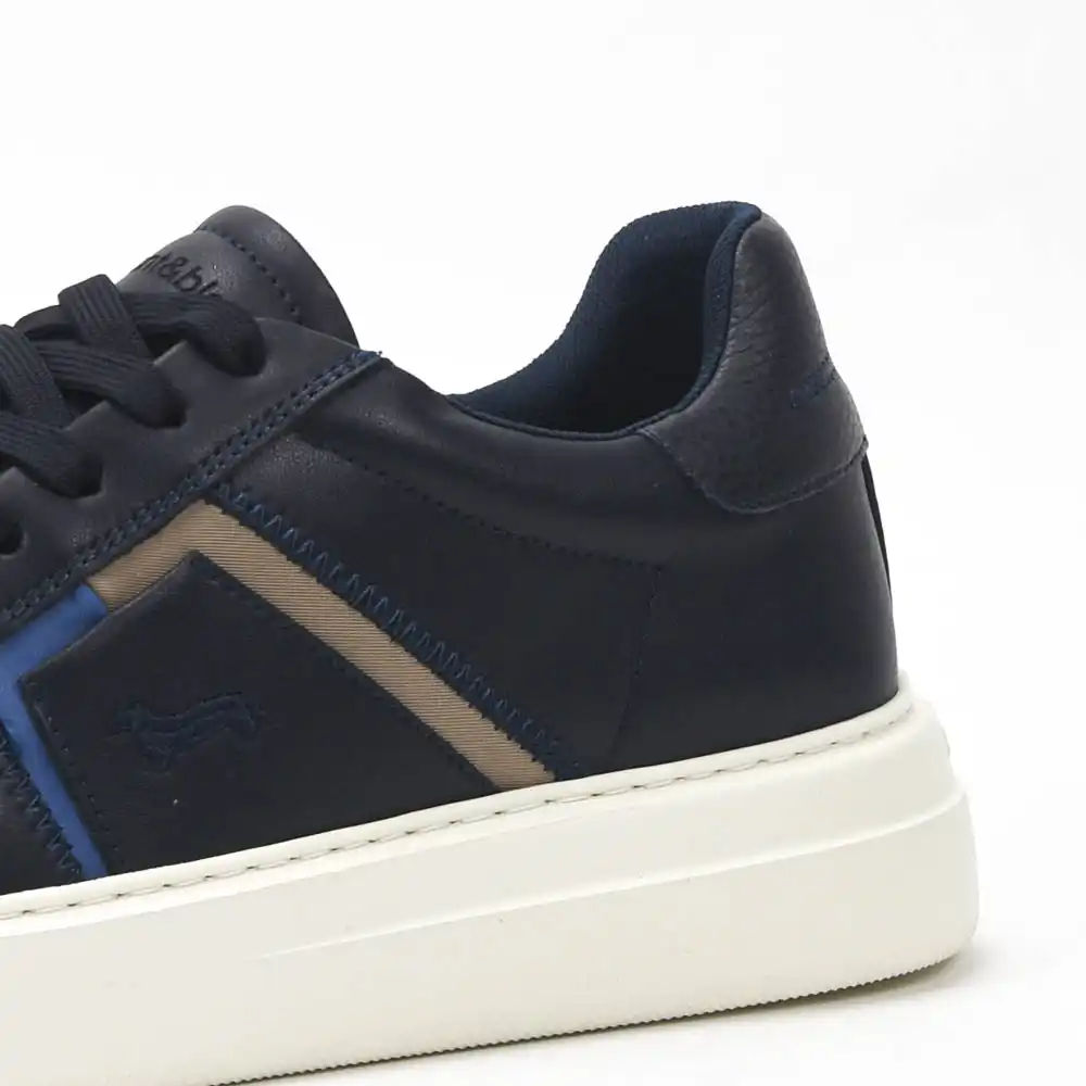 Harmont and Blaine Blue Sneakers Homme - Gentel Grab الجزائر