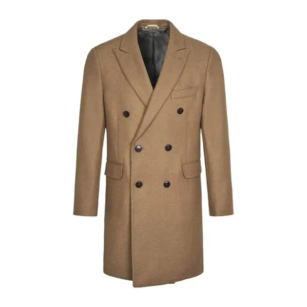 MANTEAU Hackett London Camel Broken Twill DB - Gentel Grab الجزائر