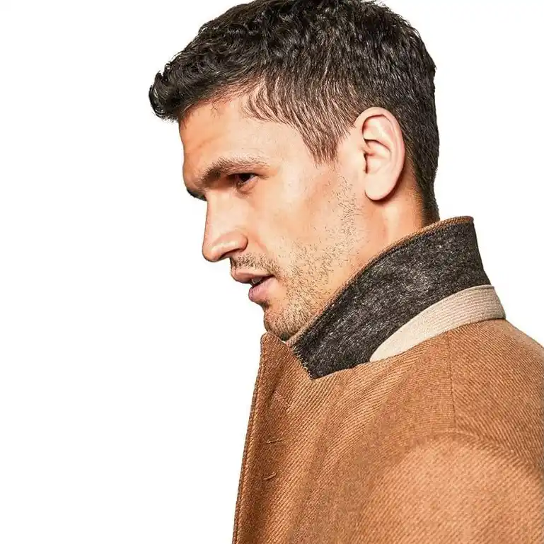 MANTEAU Hackett London Camel Broken Twill DB - Gentel Grab الجزائر
