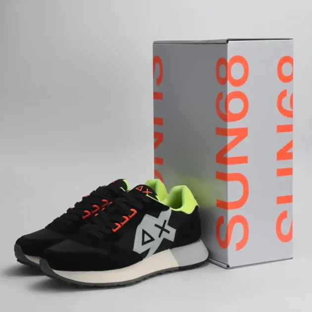 BASKET SUN68 JAKI 2.0 FLUO 11 NERO - Gentel Grab الجزائر