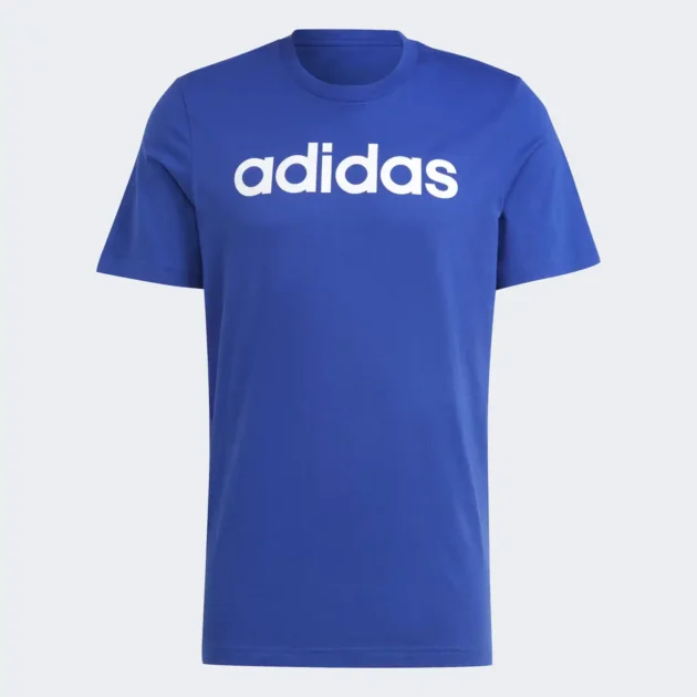 ADIDAS Essentials Single Jersey Linear Embroidered Logo Tee - Gentel Grab الجزائر