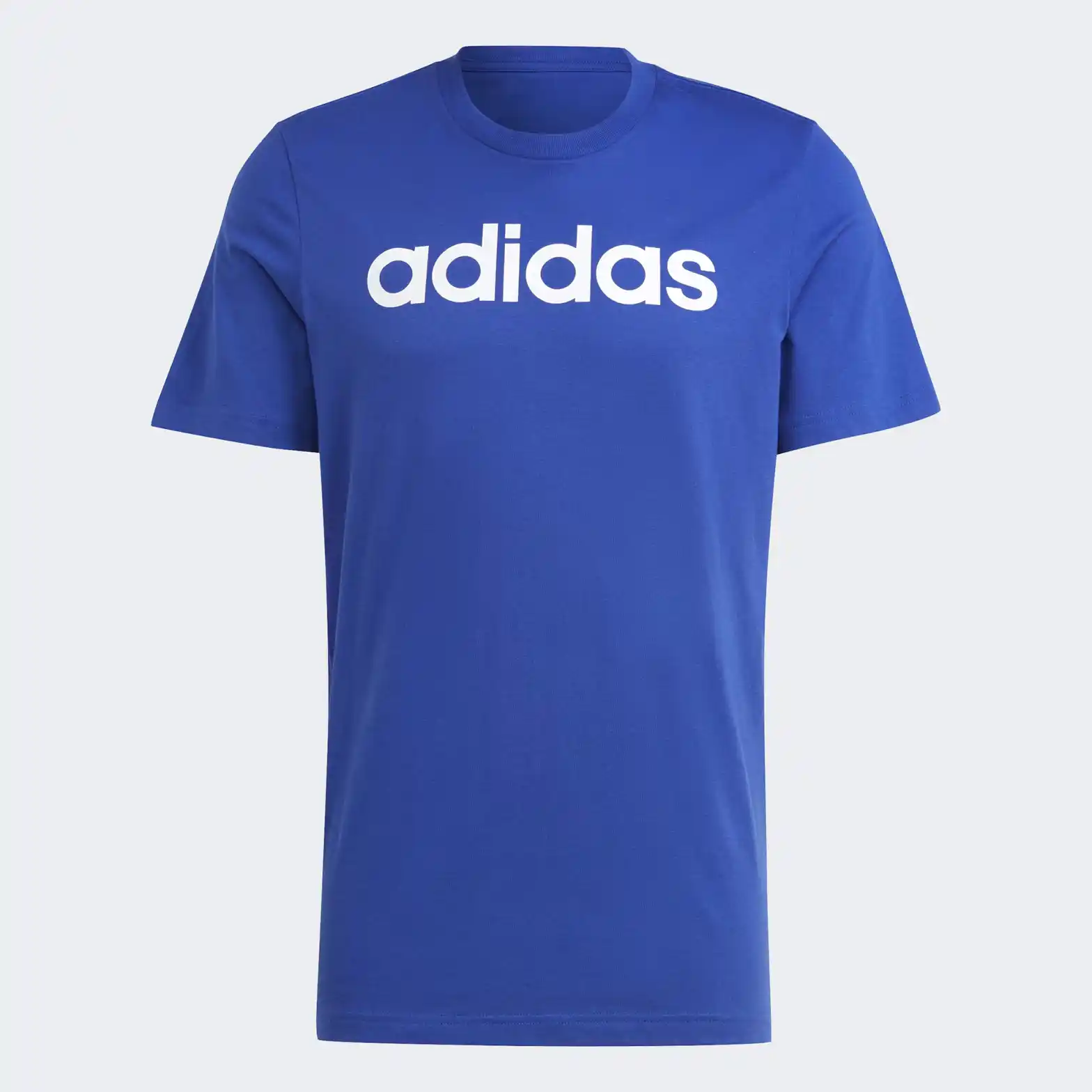 ADIDAS Essentials Single Jersey Linear Embroidered Logo Tee - Gentel Grab الجزائر