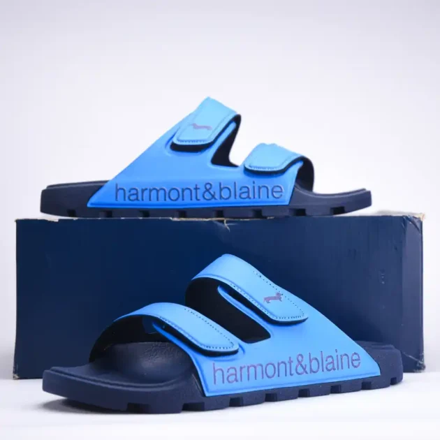 CIABATTA UOMO BLUBBER - LOGO AZZURRO - BLU - Gentel Grab الجزائر