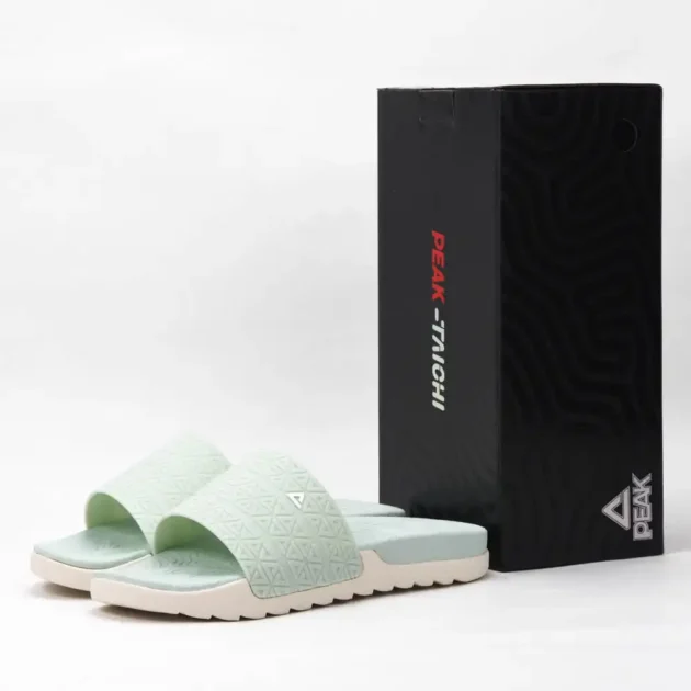 Peak Taichi Slides Grey Orange - Gentel Grab الجزائر