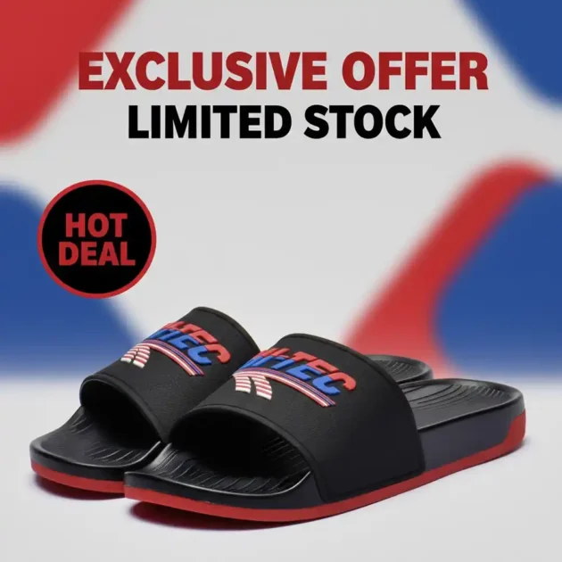 HI TEC HERITAGE SLIDE BLACK RED BLUE - Gentel Grab الجزائر