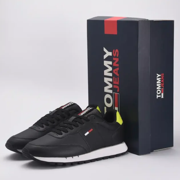TOMMY HILFIGER RETROLEATHER TJM RUNNER - Gentel Grab الجزائر
