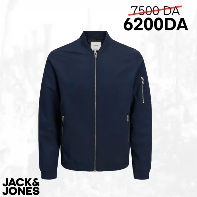 JACK & JONES BOMBER JOMER BOMBER BLEU NUIT - Gentel Grab الجزائر