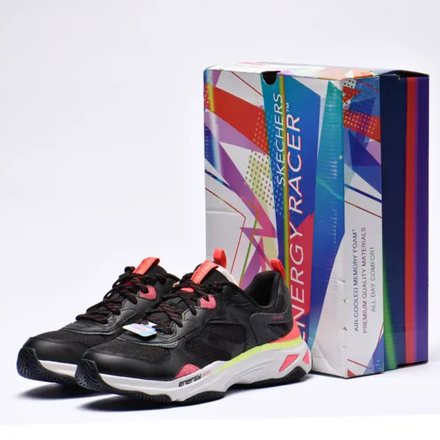 SKECHERS ENERGY RACER-EMBRACE HER BLACK/CORAL - Gentel Grab الجزائر