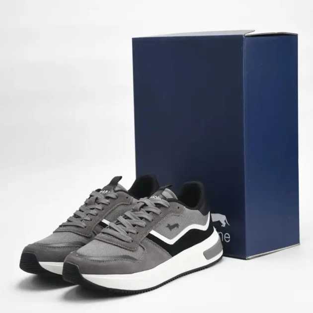 Harmont and Blaine Suede and Technical Fabric Sneakers - Gentel Grab الجزائر