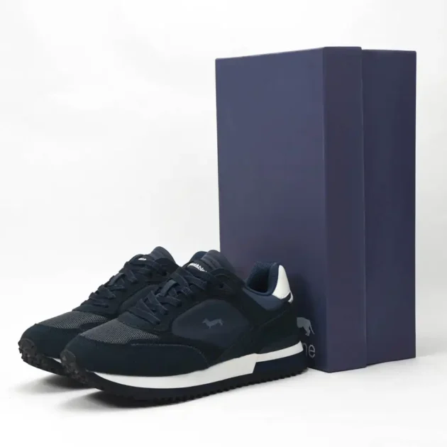 Harmont and Blaine Sneakers Uomo Blu - Gentel Grab الجزائر